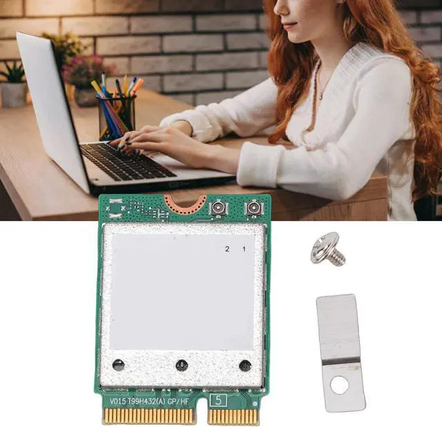 Alt view image 3 of 7 - QCNCM865 WiFi 7 Wireless Network Card, M.2 Interface 5.8Gbps Triple Band 2.4GHz 5GHz 6GHz with Support 4K QAM, 11 PC Laptops