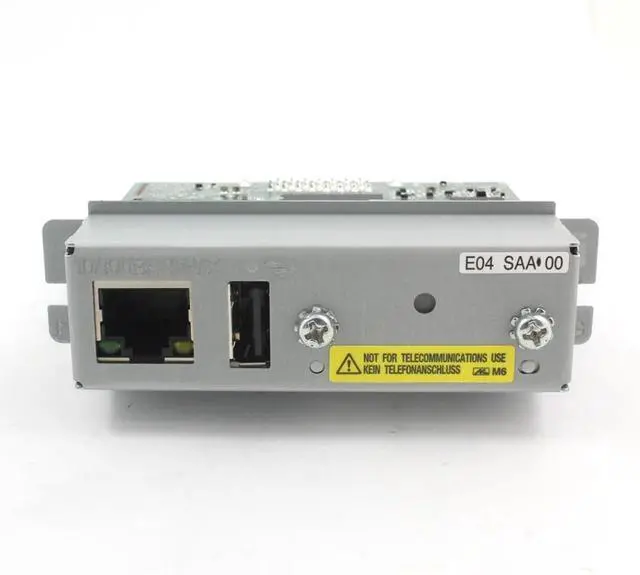 Alt view image 5 of 7 - Print Server Ethernet Interface C32C881008 for UBE04, 10Base T and 100Base TX Compatibility with U220PB T81 U288 T88IV