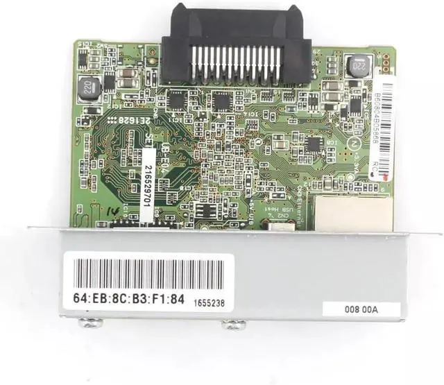 Alt view image 6 of 7 - Print Server Ethernet Interface C32C881008 for UBE04, 10Base T and 100Base TX Compatibility with U220PB T81 U288 T88IV