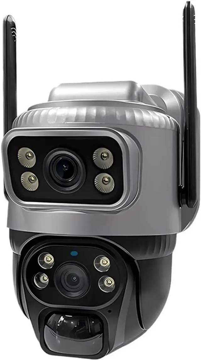 Main image of 4K 8MP Dual Lens Solar Security Camera, 4G WiFi Outdoor IP Cam with PIR Human Detection, Night Vision & Waterproof Design