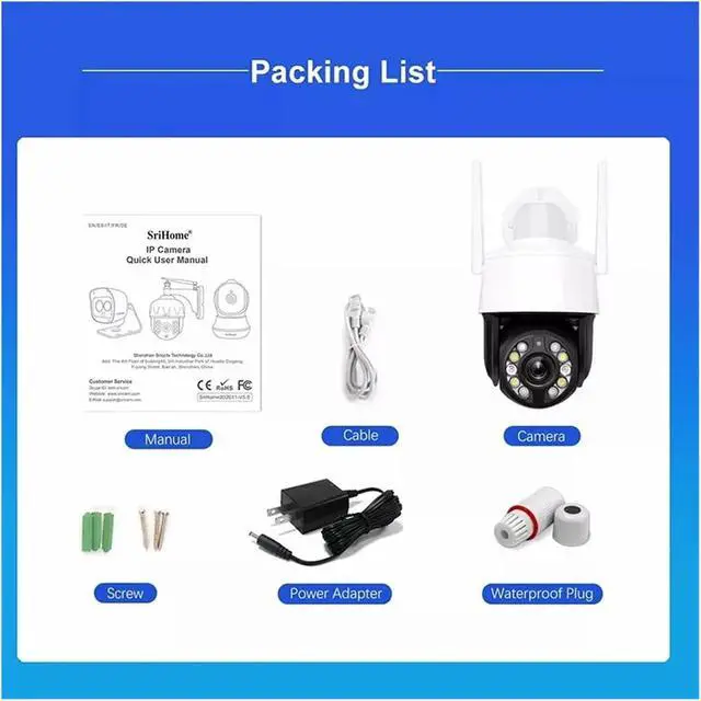 Alt view image 6 of 6 - 5.0MP 20X Optical Zoom 5G WiFi IP Camera Outdoor IP66 Waterproof Security Protection Video Surveillance CCTV System
