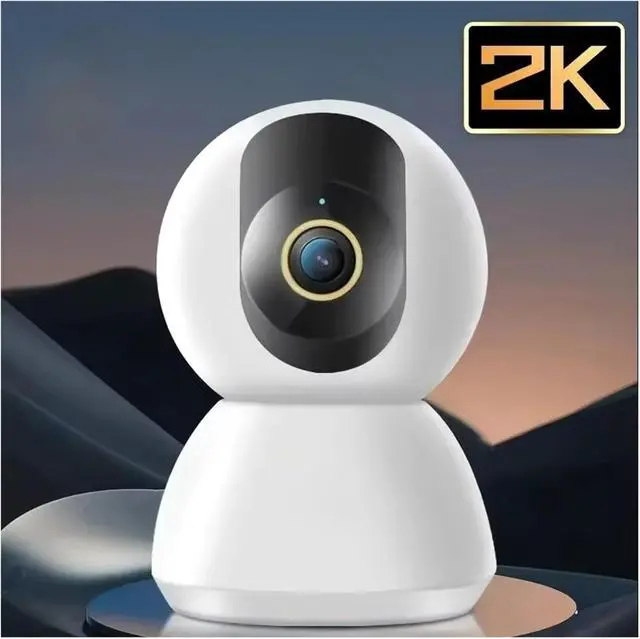 Alt view image 3 of 7 - 4MP Outdoor Wireless PTZ Security Camera, 340°Pan 90°Tilt Auto Tracking Two-Way Audio Color Night Vision App Control