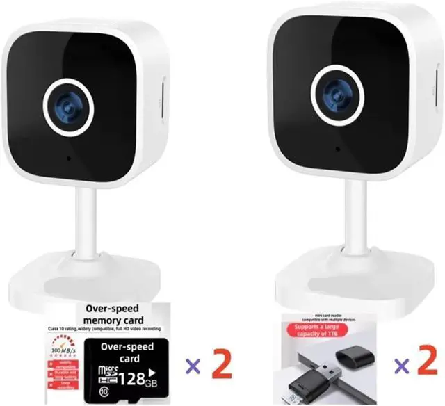 Alt view image 3 of 7 - 3MP 2304 * 1296P WiFi Security Camera, AI Human Detection, Two-Way Audio, Real-Time Alarm Alerts