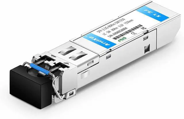 Main image of SFP-2.5G Optical Transceiver, 2.5Gb/s Single Mode 1550nm 80km LC Interface, Commercial Grade, Industry-Standard Compatible