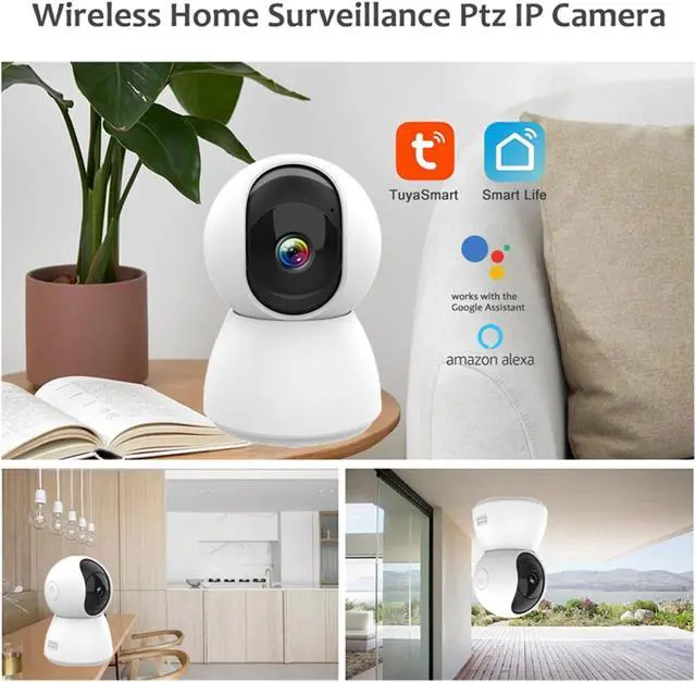 Alt view image 2 of 6 - 2MP 1080P Mini WiFi Indoor Security Camera, Auto Tracking Wireless Smart Home CCTV Surveillance Cam