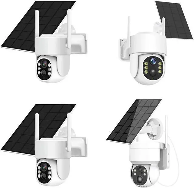 Alt view image 5 of 7 - 1080P Solar WiFi Security Camera with PIR Motion Detection, Color Night Vision & IP65 Waterproof