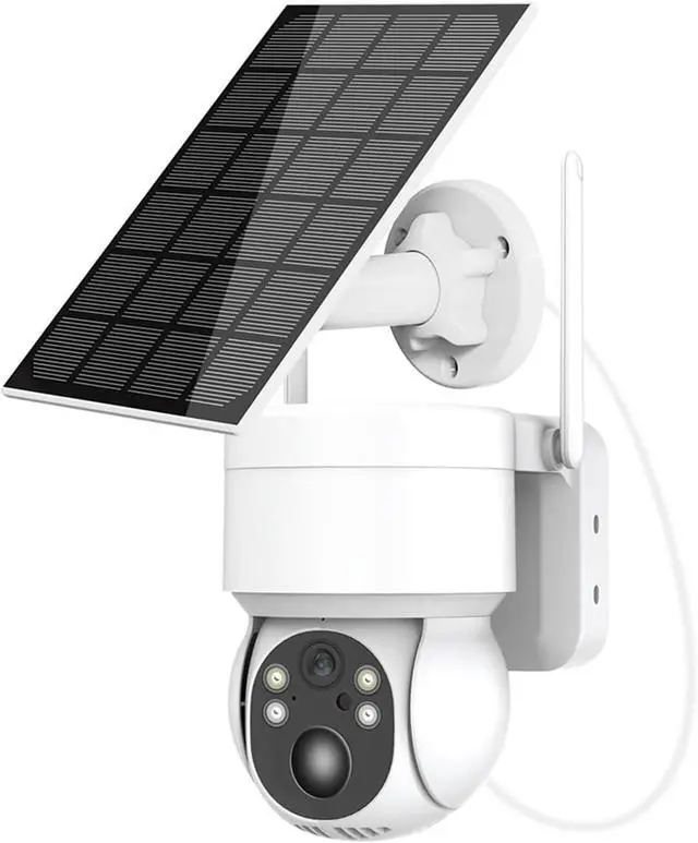 Alt view image 6 of 7 - 1080P Solar Battery Powered WiFi Security Camera with PIR Motion Detection, Color Night Vision & IP65 Waterproof