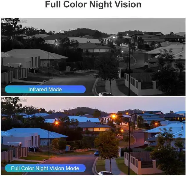 Alt view image 7 of 7 - 10K 20MP Five Lens 20X Zoom WiFi IP Camera Three Screen Auto Tracking PTZ Cam 360 Outdoor Surveillance Security Camera