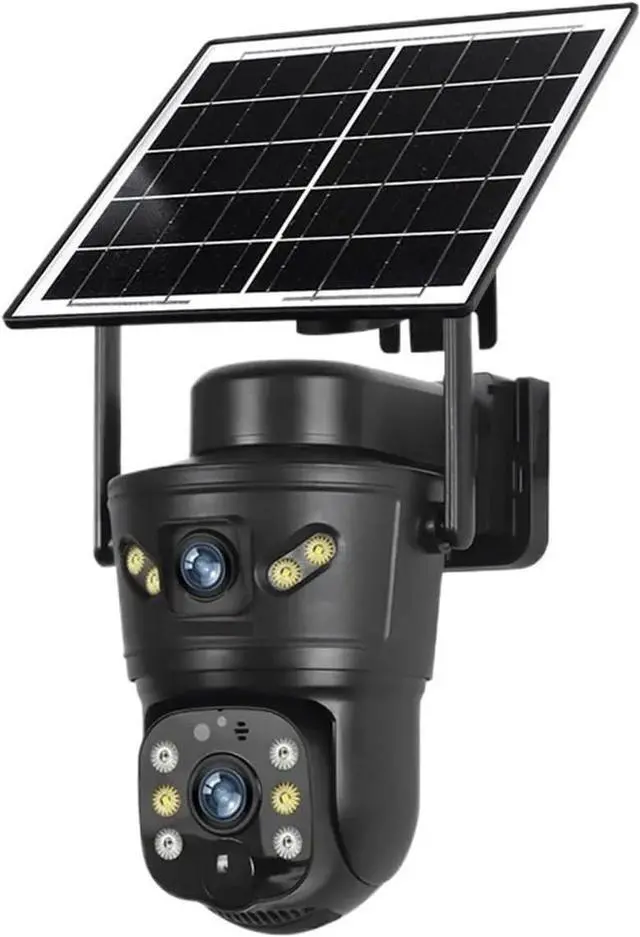 Main image of Vision 4G /WiFi Outdoor Solar Camera 8MP Dual Lens PIR Sim Card Built in Night Vision Waterproof Security Camara Battery CCTV