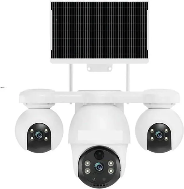 Main image of 12MP 4G Solar Security Camera 360° PTZ Full Color Night Vision Human Detection Remote Surveillance Cam