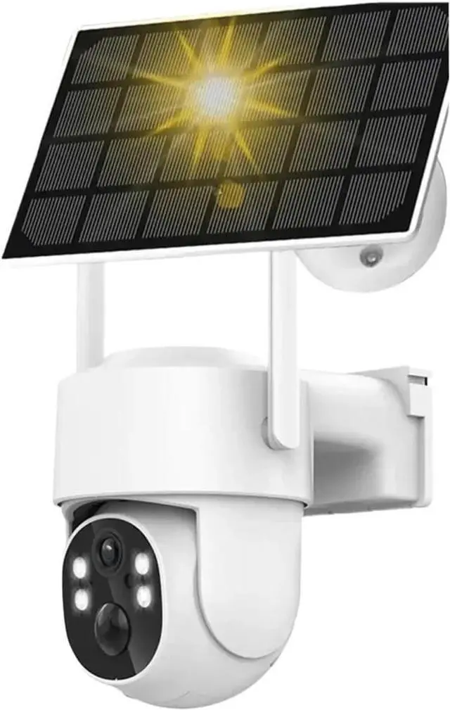 Main image of 5MP 4G Solar Security Camera Outdoor, Waterproof Smart Surveillance Cam with Human Tracking & Full Color Night Vision(Camera no sd Card)