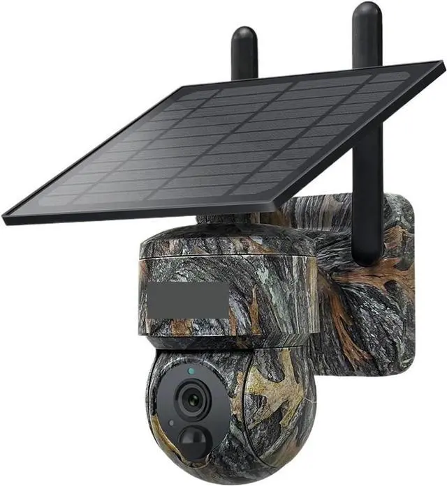 Main image of 12MP Solar PTZ Security Camera 4G WiFi 60X Optical Zoom Camouflage Outdoor Human Detection Surveillance Cam