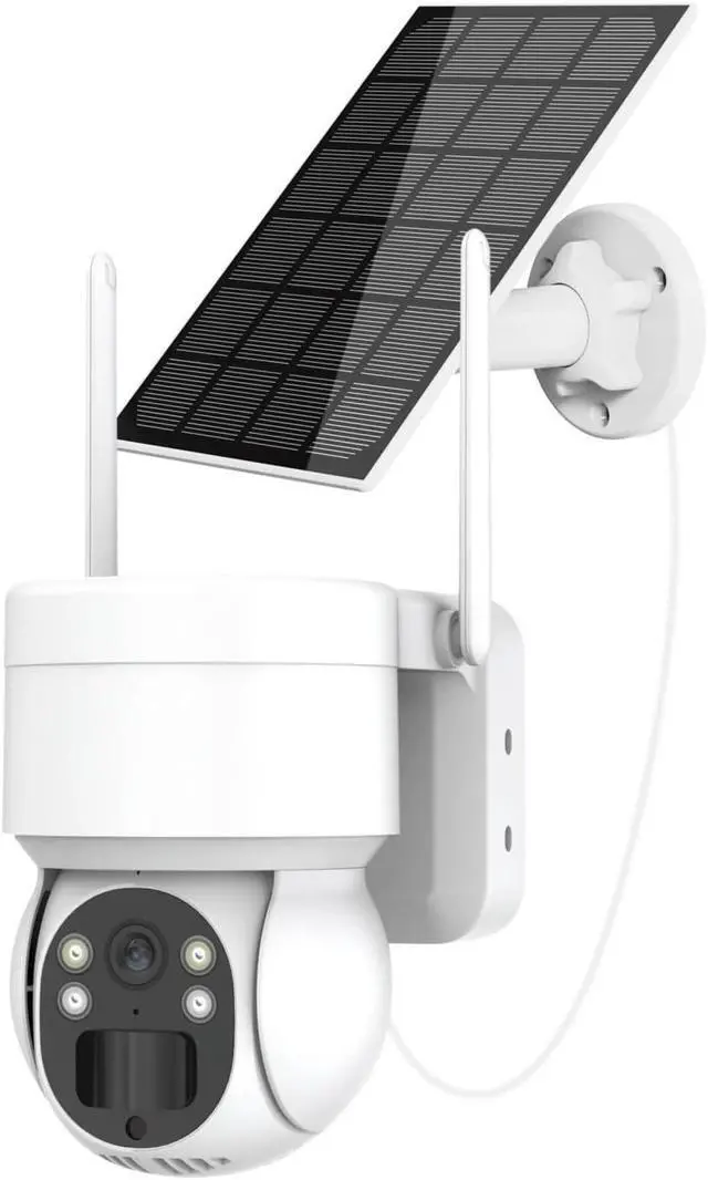 Alt view image 5 of 5 - 4MP 2.5K Solar WiFi PTZ Security Camera Outdoor, Battery Powered PIR Detection Wireless Surveillance Cam Support ICSee