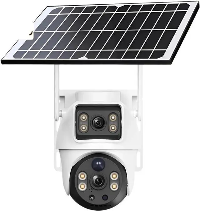 Main image of 4K 8MP 4G Solar Security Camera Dual Lens Dual View PTZ Night Vision Human Detection Outdoor Surveillance Cam