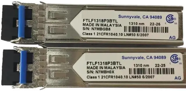 Main image of 1PCS 1.25G SFP 10km Gigabit Optical Fiber/FTLF1318P3BTL Gigabit 1310nm LC SFP Single Mode/1.25GB SFP Transceiver