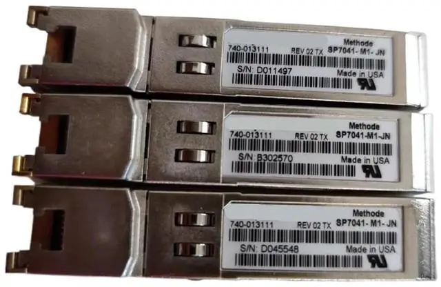 Main image of 1pc RJ45 Gigabit Ethernet 740-013111 SP7041-M1-JN REV 02 TX 1000Base-T 100m 1000Mbps SFP to RJ45 Optical Fiber Module
