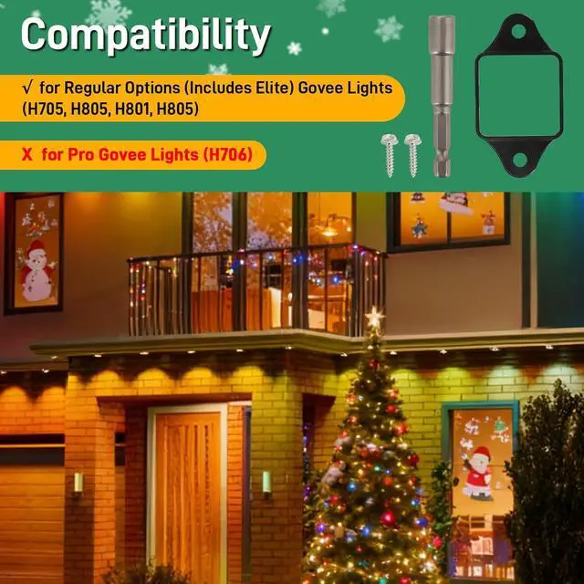 Alt view image 7 of 7 - Mounting Bundle for Ubiquiti Nanostation & for Govee Lights