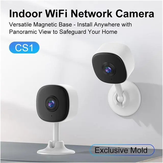Alt view image 3 of 7 - 3MP WiFi Indoor Home Security IP Camera with Two-Way Audio and Night Vision(AU,2pcs)