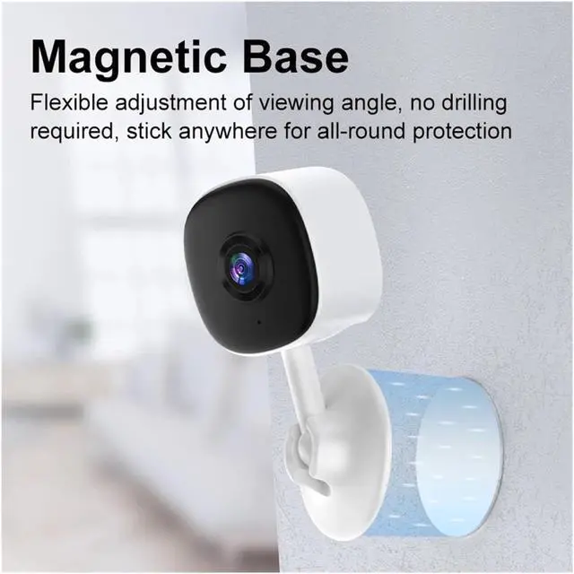 Alt view image 7 of 7 - 3MP WiFi Indoor Home Security IP Camera with Two-Way Audio and Night Vision(AU,2pcs)