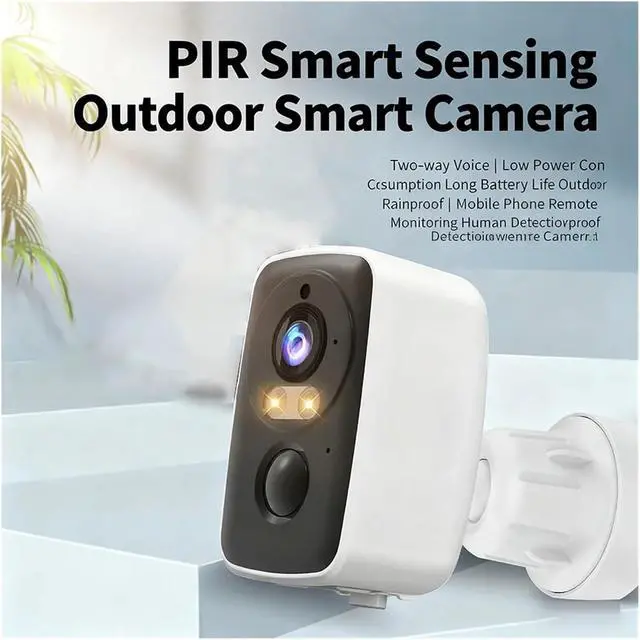 Alt view image 4 of 7 - 4MP Battery Powered 2.4G WiFi Outdoor Security Camera with Night Vision & Two-Way Audio(AU,A05-32GB SD Card)