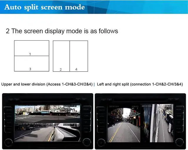 Alt view image 7 of 7 - GOTOTOP Mobile Digital Video Recorder, ABS Metal 4 Channel Mini MDVR 1080P H.264 Recording 9V to 36V Input PAL NTSC for School Buses Tank Trucks Engineering Vehicles