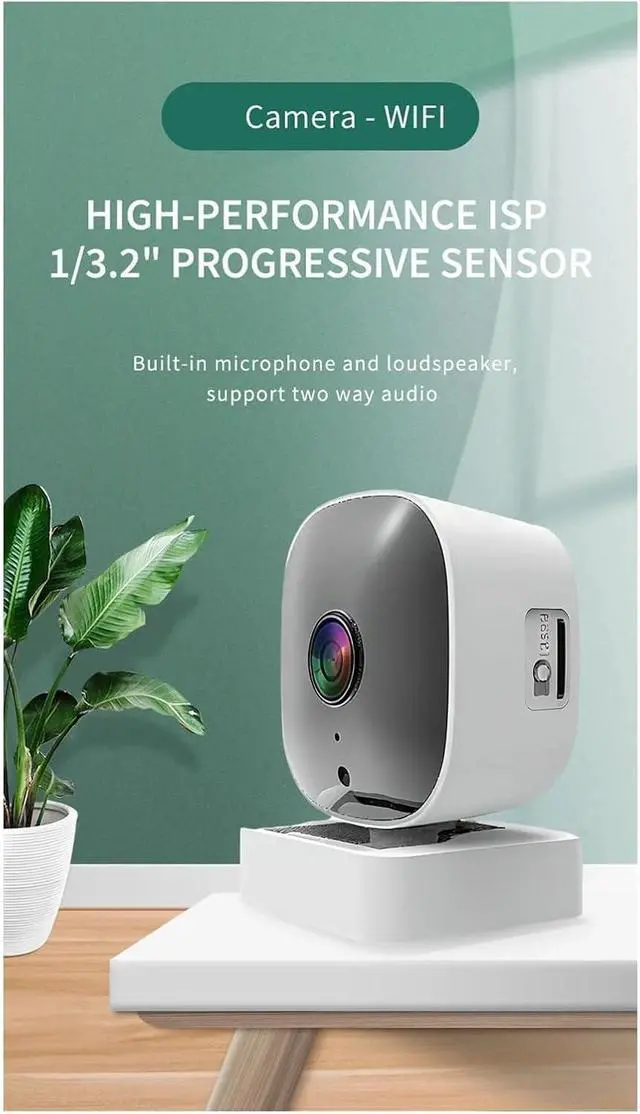 Alt view image 4 of 6 - 2.5K AI Indoor Outdoor Home Security Camera with Vibrant Color Night Vision(1536P)