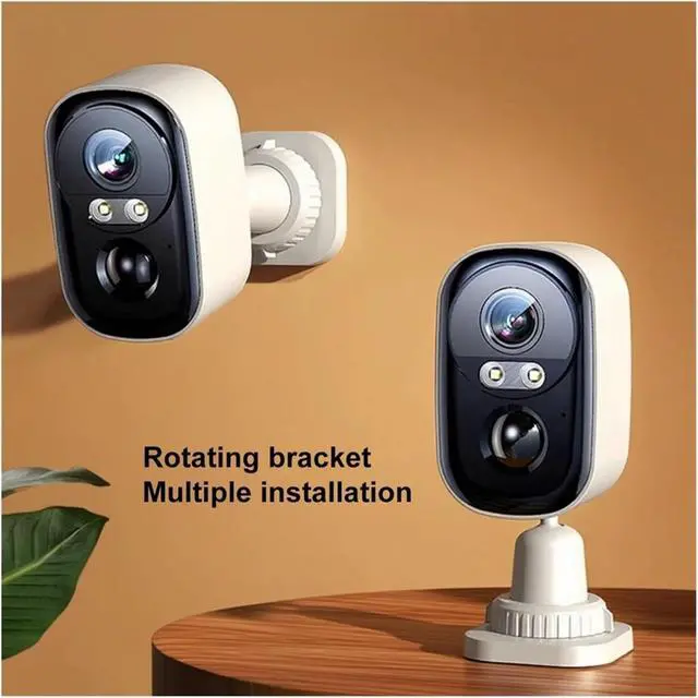 Alt view image 3 of 7 - 3MP Wire-Free Battery Security Camera, Long Standby Surveillance Cam with Humanoid Motion Detection