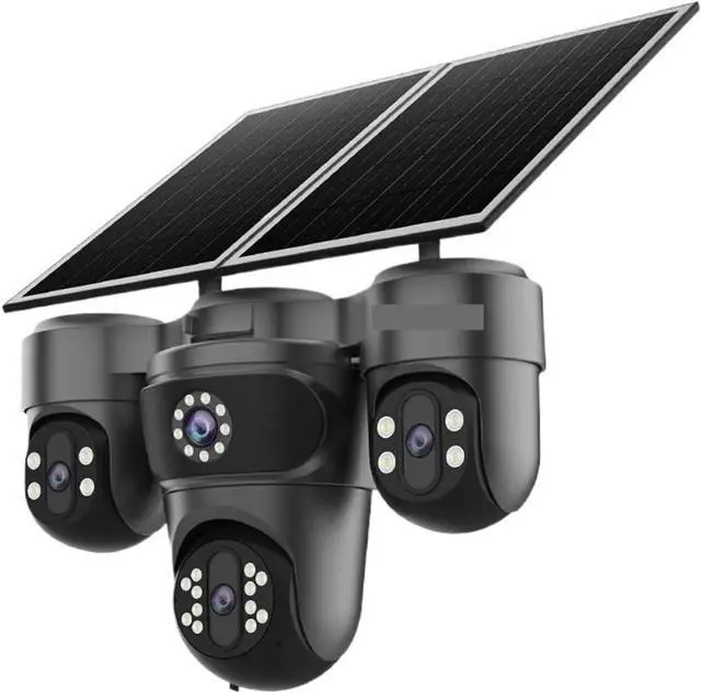Main image of Solar Powered 4G Outdoor Security Camera 20MP 2X Optical Zoom 3-Axis PTZ Auto Tracking 24H Recording AOV(4G Cam Add 32G)