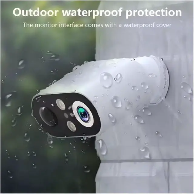 Alt view image 2 of 7 - 2K Solar Wireless Outdoor Security Camera with PIR Motion Alarm, Two-Way Audio & Cloud Storage(USB)