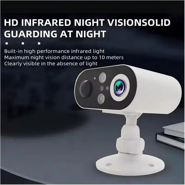 Alt view image 7 of 7 - 2K Solar Wireless Outdoor Security Camera with PIR Motion Alarm, Two-Way Audio & Cloud Storage(USB)