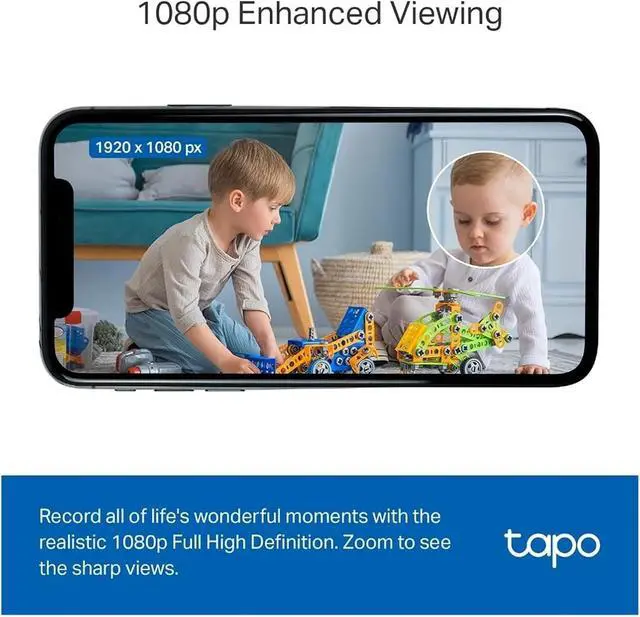 Alt view image 4 of 6 - 4 Pack 1080P Indoor Security Camera with Night Vision, Two-Way Audio, Motion Detection, No Subscription Compatible with Alexa