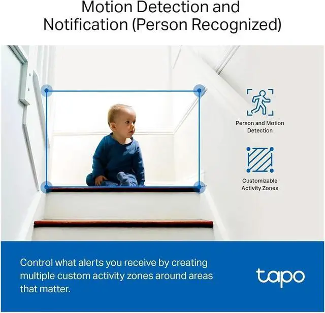 Alt view image 6 of 6 - 4 Pack 1080P Indoor Security Camera with Night Vision, Two-Way Audio, Motion Detection, No Subscription Compatible with Alexa