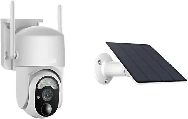 Main image of 5MP WIFI/4G SIM Card Solar Panel Camera Rechargeable Battery PTZ Outdoor PIR Motion Detection 2-Way Audio Surveillance Camera(5MP 4G NO TF Card)