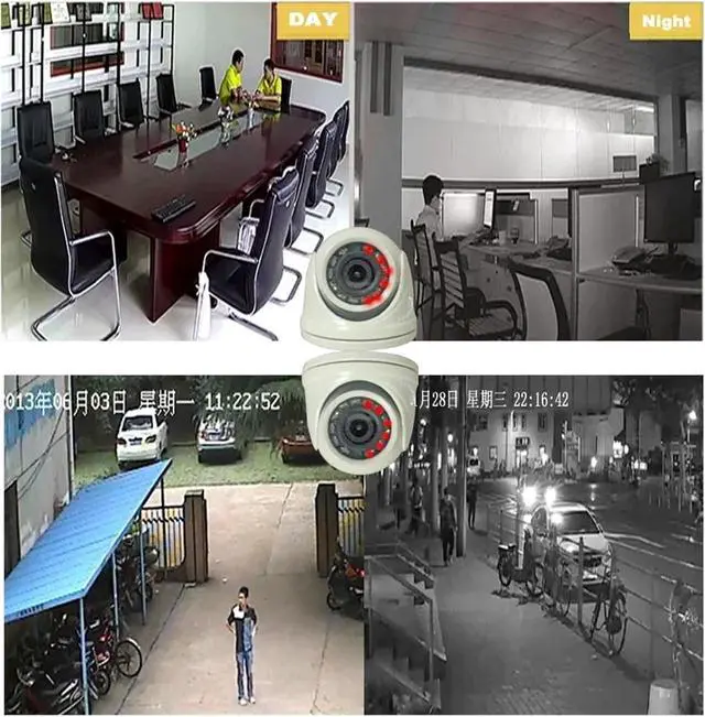 Alt view image 4 of 6 - Camera 2.8mm Wide Angle Metal Housing AHD 5mp 1080p Mini IR Dome Indoor Security Monitor Suitable for CCTV(2.8mm,1200TVL_PAL)