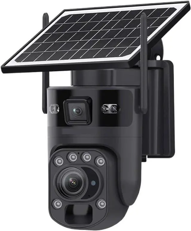 Main image of Vision 4K 60X Optical Zoom 4G Solar Camera Dual Screen Outdoor WiFi PTZ PIR Detection Human Auto Tracking Cameras(WiFi Cam Add 32G)