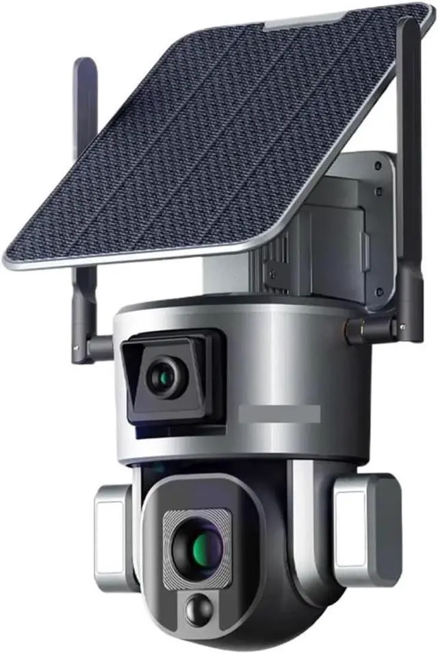 Main image of 4K 20X Zoom 4G Solar Wireless Outdoor Security Camera, Dual-Screen WiFi IP Cam Night Vision Full Color Auto Tracking(WiFi 20X Zoom 128G)