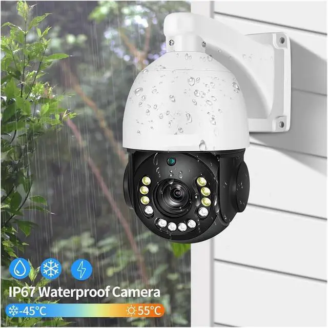 Alt view image 6 of 7 - 4K IP Camera PTZ 30X Optical Zoom Vehicle Detection Color Night POE Security CCTV Video Surveillance(8MP 4K POE)