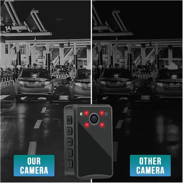 Alt view image 6 of 7 - HD 1080P Mini DVR Video Recorder Camcorder, Built-in IR Night Vision & Up to 14 Hours Long Battery Continuous Recording(Without TF Card)