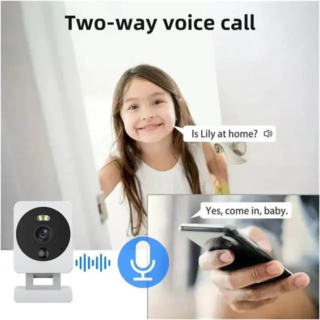 Alt view image 7 of 7 - 5MP IPC Tuya Baby Monitor WiFi Security Protection Camera Smart Life Home Night Vision Two Way Audio Cam