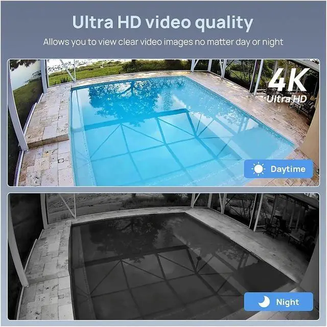 Alt view image 4 of 7 - 12X Zoom 8MP 4K POE IP Camera Outdoor 5MP Human Detection Metal PTZ Speed Dome Camera 80M IR Auido P2P CCTV Surveillance Cameras