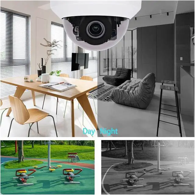 Alt view image 7 of 7 - 12X Zoom 8MP 4K POE IP Camera Outdoor 5MP Human Detection Metal PTZ Speed Dome Camera 80M IR Auido P2P CCTV Surveillance Cameras