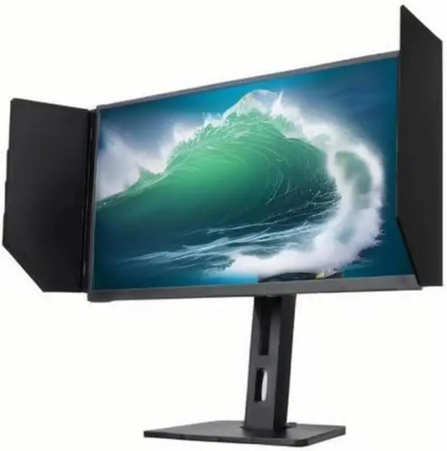 Main image of Computer Monitor Sunshade, Adjustable Video Monitor Hood for 24-27 Inch Displays, Privacy Protection & Glare Reduction