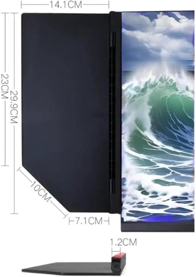 Alt view image 2 of 5 - Computer Monitor Sunshade, Adjustable Video Monitor Hood for 24-27 Inch Displays, Privacy Protection & Glare Reduction