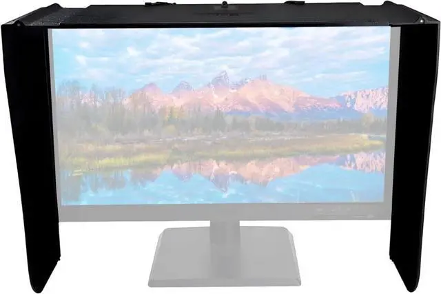 Main image of Monitor Sunshade, Adjustable Monitor Hood for 16-28 Inch Displays, Portable Privacy Protection Video Monitor Sunhood for Enhanced Visibility
