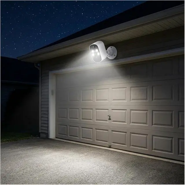 Alt view image 5 of 6 - 2K Solar Outdoor Security Cam, Waterproof WiFi Battery Powered Surveillance Device with Two Way Audio
