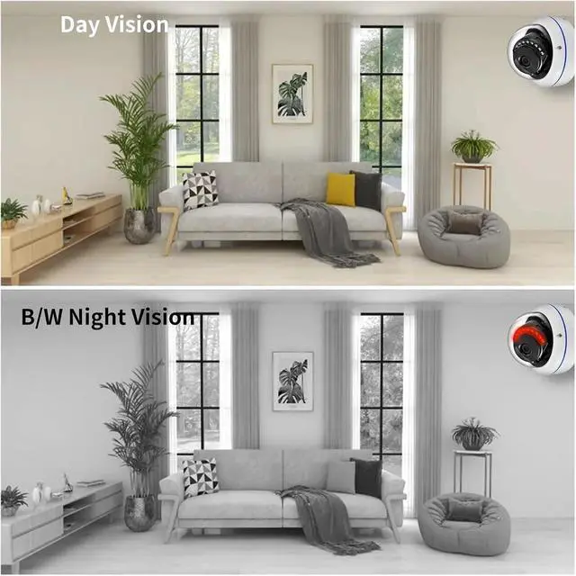 Alt view image 3 of 6 - AHD Camera 1080P 720P 5MP 2.8mm Lens Dome Outdoor Waterproof Security Protection Night Vision Motion Detect CCTV Camera(2.8mm,1080P_NTSC)