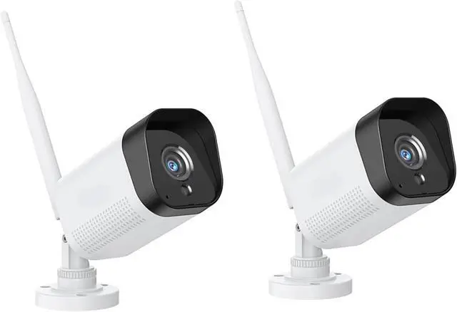 Alt view image 2 of 7 - 3MP Home WiFi Surveillance Camera IP H.265 Audio Recording Weatherproof Night Vision CCTV Security Cameras System