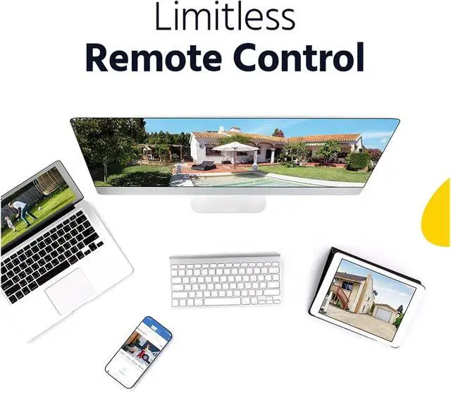 Alt view image 6 of 7 - 3MP Home WiFi Surveillance Camera IP H.265 Audio Recording Weatherproof Night Vision CCTV Security Cameras System