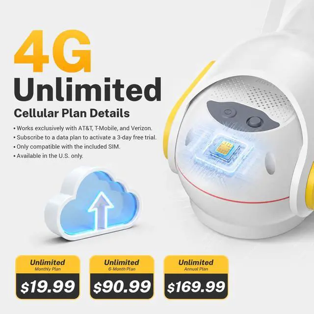 Alt view image 4 of 7 - 4G Solar Security Camera Outdoor Dome cam with 4G Cellular Connectivity