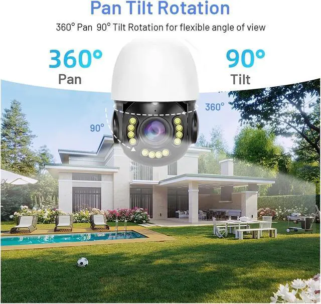 Alt view image 3 of 7 - Full Color AHD Hybrid PTZ Camera 30X Zoom Day Night Surveillance Digital TVI CVI CVBS Analog HD 5MP Closed CCTV Security Camera(AHD 5MP)